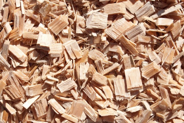 Holzchips Natur