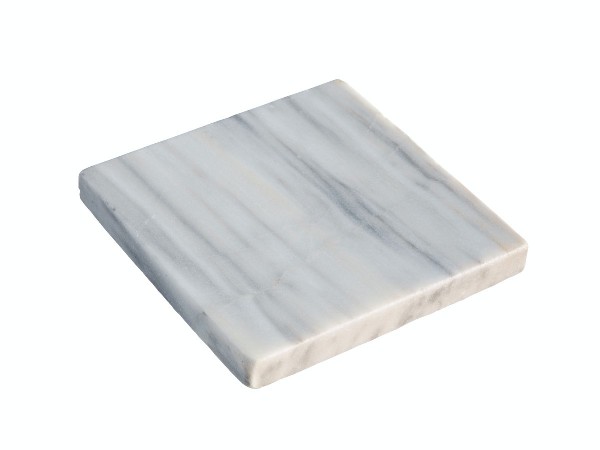 Marmor-Trittplatte Wolken-Weiß