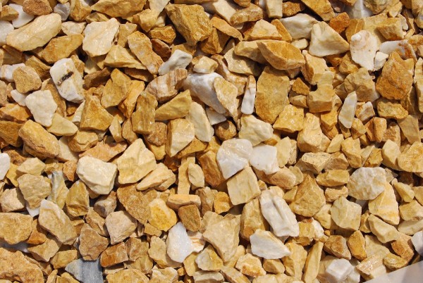 Marmorsplitt Gold-Ocker